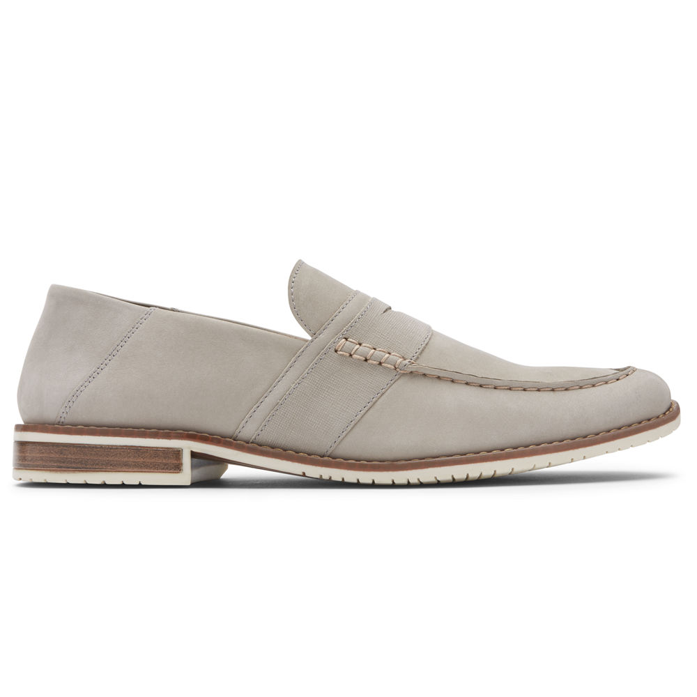 Mocassins Rockport Homem Cinzentas - Style Purpose 3 Penny - 09386ZJKU